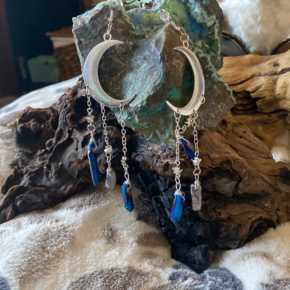 Moon with stones